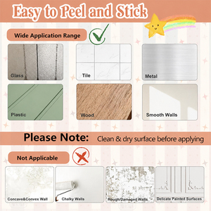 <span class=keywords><strong>Adesivi</strong></span> Murali Magnetici Rimovibili e Riutilizzabili a Forma di Arco, Personalizzabili <span class=keywords><strong>per</strong></span> Camerette e Decorazioni Domestiche - Product Image 5