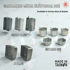 Sturdy Galvanized Metal Electrical Junction <b>Box</b> With Multi Style Gang Configurations For <b>Secure</b> Circuit Housing - Product Image 4