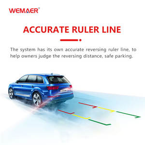 Wemaer 4 voies 720P entrée vidéo 2D 360 degrés panoramique sécurité Vision nocturne système <span class=keywords><strong>de</strong></span> caméra <span class=keywords><strong>de</strong></span> voiture pour Benz Honda Nissan Toyota - Product Image 3