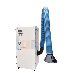 mobile fume extractor/cartridge dust collector with PCL control panel