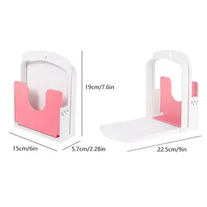 Cortador de pan de plástico plegable, soporte para cortador de pan, herramienta para hornear, utensilio de guía de corte para tostadas y rebanadas de pan - Product Image 6