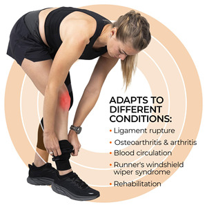 <span class=keywords><strong>Manchon</strong></span> de <span class=keywords><strong>compression</strong></span> intégral sans couture pour genou, avec logo personnalisé, pour le sport, la randonnée, le cyclisme et le fitness, soulagement de la douleur - Product Image 2