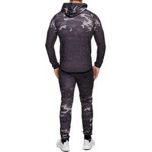 ชุดวอร์มผ้าโพลีเอสเตอร์สำหรับผู้ชายสไตล์ลำลองระบายอากาศได้ดีสำหรับฤดูหนาวดีไซน์ปักโลโก้ออกแบบได้ตามต้องการ - Product Image 3