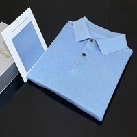 Chemises polo pour hommes MTM, couleur blanche, coupe ajustée, en soie, pour le golf, design basique