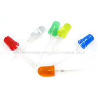 Diodes électroluminescentes rouges de 3MM, blanches, jaunes, vertes, émeraude, vertes, orange, violettes, roses, LED de 5MM