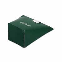 Boîte cadeau en papier vert foncé avec logo personnalisé, ruban de fermeture, boîte d'emballage de luxe en vert forêt mat pour bijoux, bonbons, cadeaux de mariage