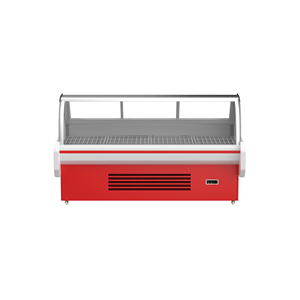 Réfrigérateur de viande fraîche de supermarché porte en verre vitrine de réfrigération congélateur vertical d'affichage pour boucher - Product Image 1