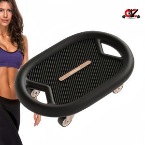 CZFIT Equipo para el Hogar: Disco Abdominal con Ruedas, Discos Deslizantes Mejorados con Cuatro Ruedas, Polea Abdominal, Discos Deslizantes para Ejercicios de Core, Unisex - Product Image 1