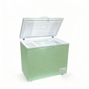 Vente flash Congélateur coffre à ouverture supérieure 218L, réfrigérateur congélateur à porte unique pour la conservation des fruits et légumes, la crème glacée, les aliments surgelés - Product Image 1
