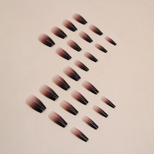 Vente en gros de <span class=keywords><strong>faux</strong></span> ongles artificiels avec colle, <span class=keywords><strong>faux</strong></span> ongles en acrylique de haute qualité, kit d'ongles artificiels, fabrication de qualité, <span class=keywords><strong>plastique</strong></span> ABS - Product Image 2