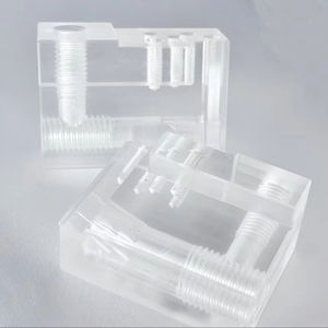 Высокоточные пятиосевые услуги ЧПУ для акрилового ПММА органического стекла из нержавеющей стали прецизионные механические детали - Product Image 2