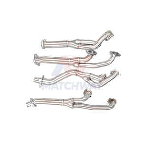 Colectores de escape de acero inoxidable <span class=keywords><strong>201</strong></span> MATCHWAY con acabado pulido, 100% soldados con TIG para <span class=keywords><strong>BMW</strong></span> E38 740/E39 540/03 <span class=keywords><strong>M5</strong></span>/Z8 - Product Image 2