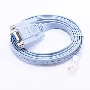 Konsolen konfiguration kabel rj45 zu db9 Kabel Stecker zu Buchse Ethernet-Verbindung für Computer-Router-Kabel