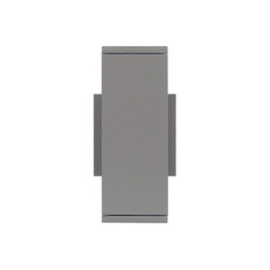 Lámpara de exterior IP54 2xGU10 MX. 8w en gris, ideal para iluminar espacios exteriores con estilo y resistencia al agua. - Product Image 1
