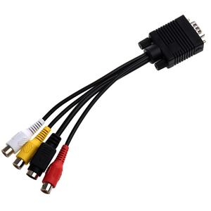 <span class=keywords><strong>VGA</strong></span> TV dönüştürücü s-video 3RCA kablo adaptörü için PC - Product Image 6