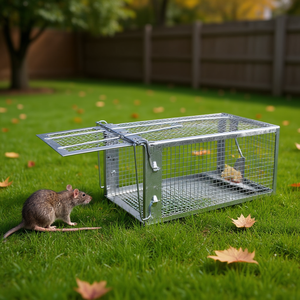 Piège à rongeurs vivant en cage, modèle D0100HEDN1V, pour le contrôle des souris et des rats, respectueux des animaux - Product Image 2