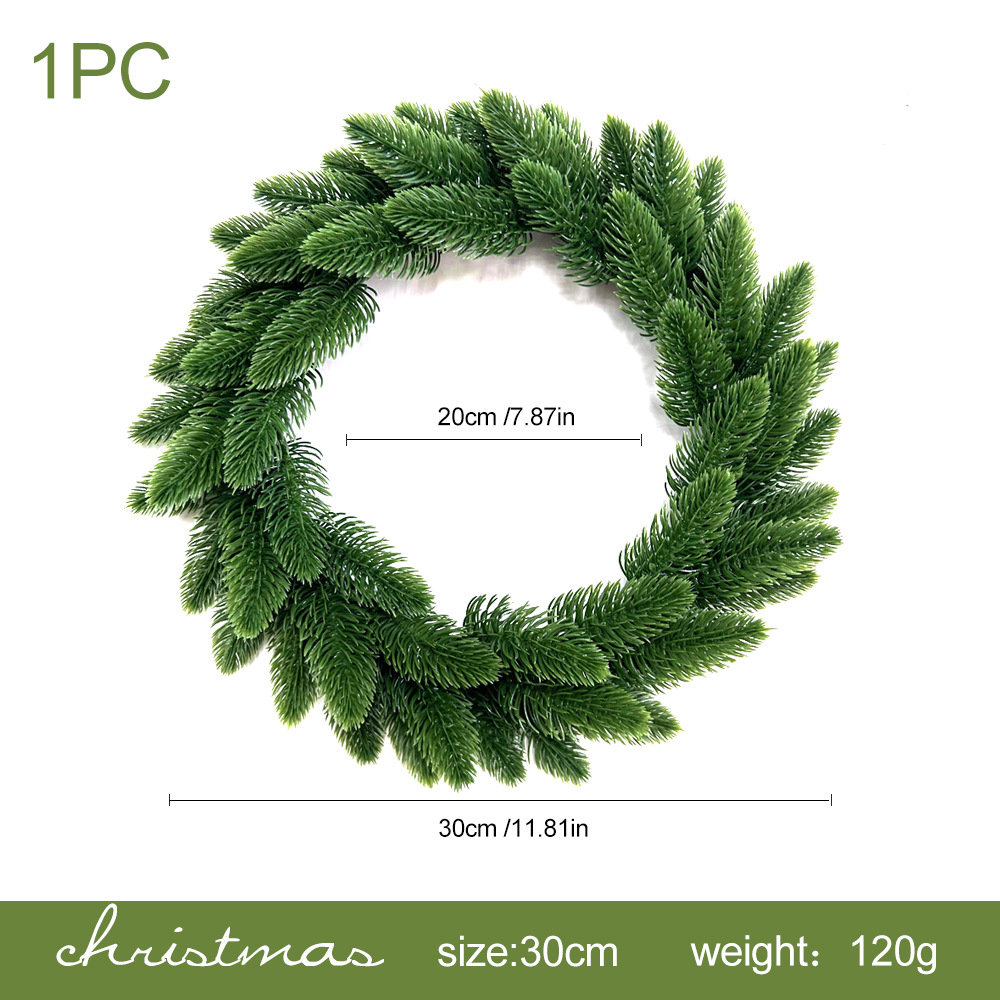 Couronne de fraises et d'aiguilles de pin - Moyenne [30 cm]