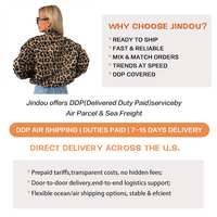 Nouvelle Veste Bomber Décontractée Ample pour Femme, Col Boutonné, Imprimé Léopard, en Polyester, Collection Printemps-Automne 2026