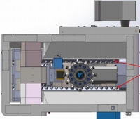 Machine de perçage et de fraisage CNC 12 axes pour la ligne de traitement des robinets, composants de base d'engrenages, multifonctionnelle, certifiée CE, perçage max. 80 mm