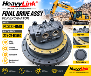 ชุดเฟืองขับเคลื่อนสุดท้ายสำหรับรถขุด รุ่น 20Y-27-00560 สำหรับ Komatsu PC200-8MO อะไหล่เครื่องจักรที่ใช้ร่วมกันได้ - Product Image 5