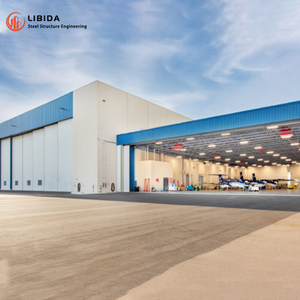Expansion facile de bâtiments modulaires flexibles en métal pour le stockage d'avions en tant que hangar en acier préfabriqué - Product Image 5