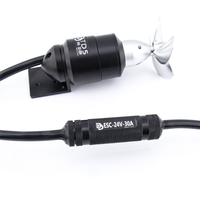 Usine directe TD5 432W 25V 5kg poussée moteur à courant continu sans balais léger 240g RC voiture pagaie hydroptère planche de surf Kits de Conversion