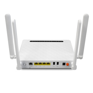OEM ODM 4พอร์ต4GE LAN พอร์ต2.4G 5G WiFi 6 AX1800โมเด็ม WiFi กับหม้อ USB ไฟเบอร์ออปติคอล euipment - Product Image 5