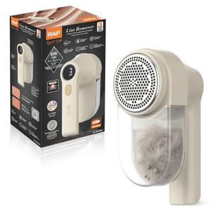 RAF 5W Lint Remover Portable Fabric Shaver With Six Blade Cutting System and <b>Large</b> <b>Storage</b> <b>Container</b> for Daily Garment Care R.40 - Product Image 6