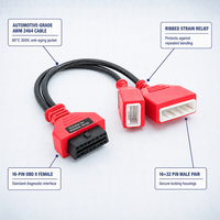 Câble adaptateur OBD2 16+32 broches pour Nissan Sylphy B18 Chassis – Câble de connexion pour scanner de diagnostic automobile