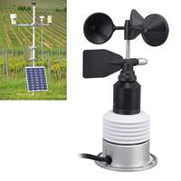 Agriculture Mini Anemometer 5-in-1 Weather Sensor for Wind Speed Direction Temperature 5V Boat Anemometer Measuring Instruments