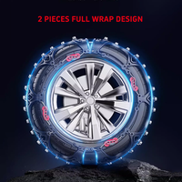 Winter-Bestseller CHIEF Vollumfassende Bullensehnen-Reifenketten Rutschfest für Wrangler SUV 165-275 Autoreifen