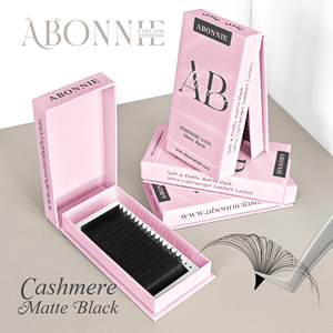 Extensions de cils Abonnie Ub <span class=keywords><strong>Uc</strong></span> <span class=keywords><strong>ud</strong></span> 07 Curl Lash, plateaux de cils noir mat, extensions de cils en cachemire, fournitures pour extensions de cils - Product Image 4