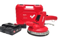 TOPVEI Machine de carrelage vibrante V10-1 électriquement 21V Machine de nivellement de carreaux de céramique robuste