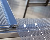 Grande serre de jardin résistante aux UV avec installation rapide et évent de toit réglable