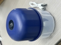 Babyvoedingsgeschikte, multifunctionele, automatische, draadloze elektrische knoflookpers/mixer met drukknop, 260ml capaciteit, voor groenten en fruit