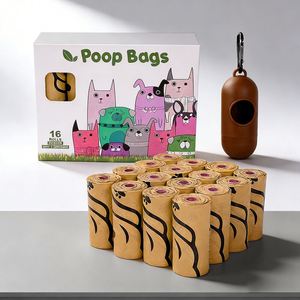 Vente directe d'usine, acceptation OEM et ODM, sacs à déjections canines en HDPE super résistants et durables, 12*9 pouces, pour chiens et chats, avec distributeur - Product Image 1