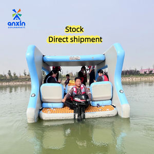 Bateau gonflable tout électrique DWF avec moteur pour les jeux aquatiques estivaux sur le lac, <span class=keywords><strong>l</strong></span>'océan, bateau solaire, bateau gonflable, maison flottante - Product Image 3