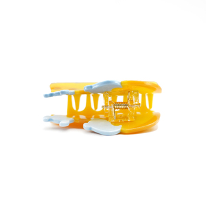 CANYUAN Graziosa Molletta per Capelli in Acetato 3D Stile Cartone Animato con Decorazione a Forma di Triangolo di Formaggio e Piccolo Topolino, Clip Personalizzate - Product Image 4