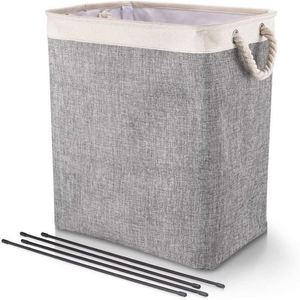 Collapsible Large Laundry <b>Hamper</b> Dirty Clothes Organizer Tall Laundry Basket With Removable Bag - Product Image 5