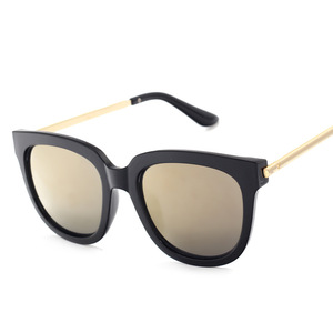 Maidis Sunglasses <b>Black</b> <b>Frame</b> Blue Mirror Lens UV400 Protection Unisex Style - Product Image 4