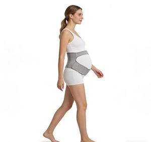 เข็มขัดพยุงครรภ์ RUNYI ผลิตจากถ่านไม้ไผ่สีเทา ระบายอากาศได้ดี ช่วยบรรเทาอาการปวดหลังและปวดท้องสำหรับคุณแม่ตั้งครรภ์ - Product Image 2