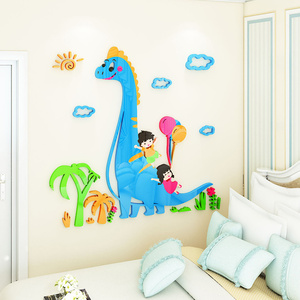 Adesivi Murali in Acrilico a Forma di Dinosauro Cartoonesco, Impermeabili ed Ecologici, Autoadesivi <span class=keywords><strong>per</strong></span> <span class=keywords><strong>Camerette</strong></span> dei Bambini, Decorazioni Carine <span class=keywords><strong>per</strong></span> Asili e Neonati - Product Image 3