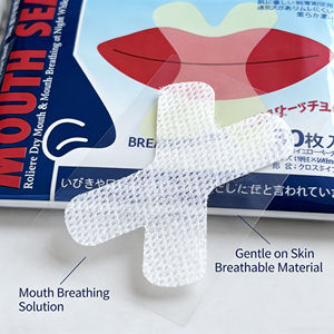 Masque adhésif buccal pour dormir en tissu non tissé doux anti-<span class=keywords><strong>ronflement</strong></span> - Product Image 4