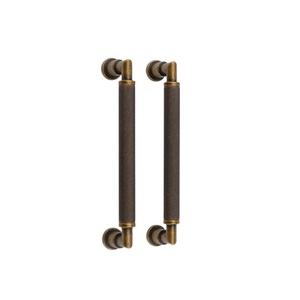Yellow Bronze Knurled High-End Nordic Modern Minimalist Cabinet Door Drawer Light Luxury Zinc Alloy Long Handle Solid Brass Egg - Product Image 1
