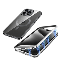 Nouveau design pour iphone 15 16 Pro Max coque de téléphone GKK charge sans fil avec étui à bordure magnétique pour iphone 15 16 Pro Max