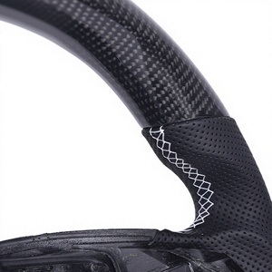 Volant en fibre de carbone à bas <span class=keywords><strong>prix</strong></span> en stock pour Mercedes-Benz AM-G W205 W211 W204 <span class=keywords><strong>CLA</strong></span> CLS W124 W221 A45 - Product Image 4