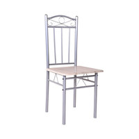 Vente en gros, meubles d'intérieur de salle à manger, style moderne et populaire, en mdf + pvc, table et chaises de 4 places, vente en gros