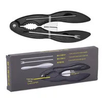 Offre Spéciale : Kit de Dégustation de Crabe en Acier Inoxydable Détachable – Fourchette, Cuillère, Aiguille, Pince
