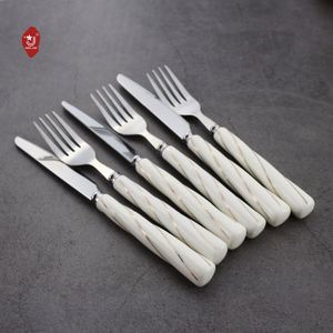 Ensemble de couverts en céramique de haute qualité, 12 pièces, couteaux et fourchettes, pour la maison, les restaurants et les hôtels - Product Image 1