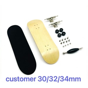 Custom Fingerboard Printing Graphics Promotional Alloy Gift 32/34mm Professional <b>Tech</b> Wood <b>Deck</b> Creative Mini Fingerboard Toys - Product Image 6